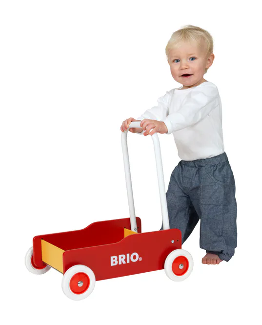 Hovedbilde BRIO® Gåvogn - Rød/Gul