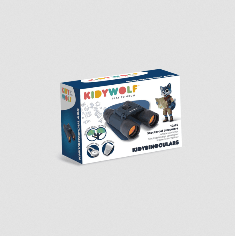 Kidywolf Barnekikkert KIDYBINOCULARS, Lett og Robust Kikkert