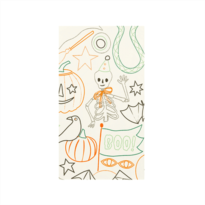 Hovedbilde Meri Meri Fargeleggingsduk, Halloween